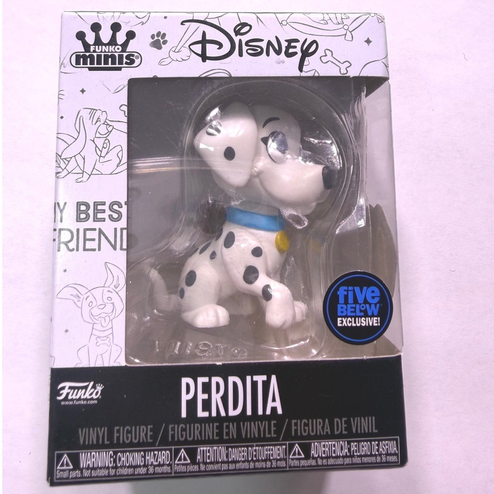 Disney Funko Minis Perdita 101 Dalmatians Five Below Exclusive Vinyl Figure NEW